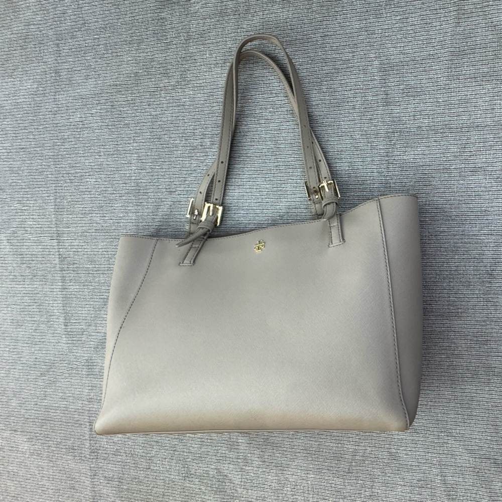 Tory Burch Light Gray Tote Bag